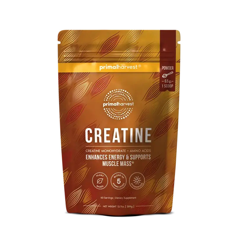 Creatine Powder Supplement for Men and Women's Fitness, Workouts, and Muscle Growth, to Help Promote Recovery, Strength, Ener...