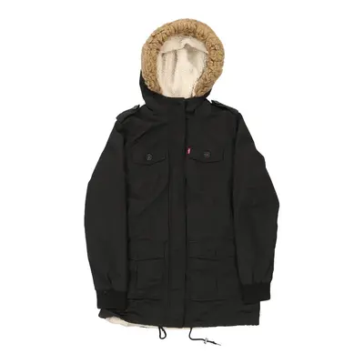 Levis Coat - Medium Black Cotton Blend
