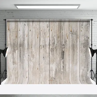 Aperturee Natural Textured Light Brown White Wooden Backdrop
