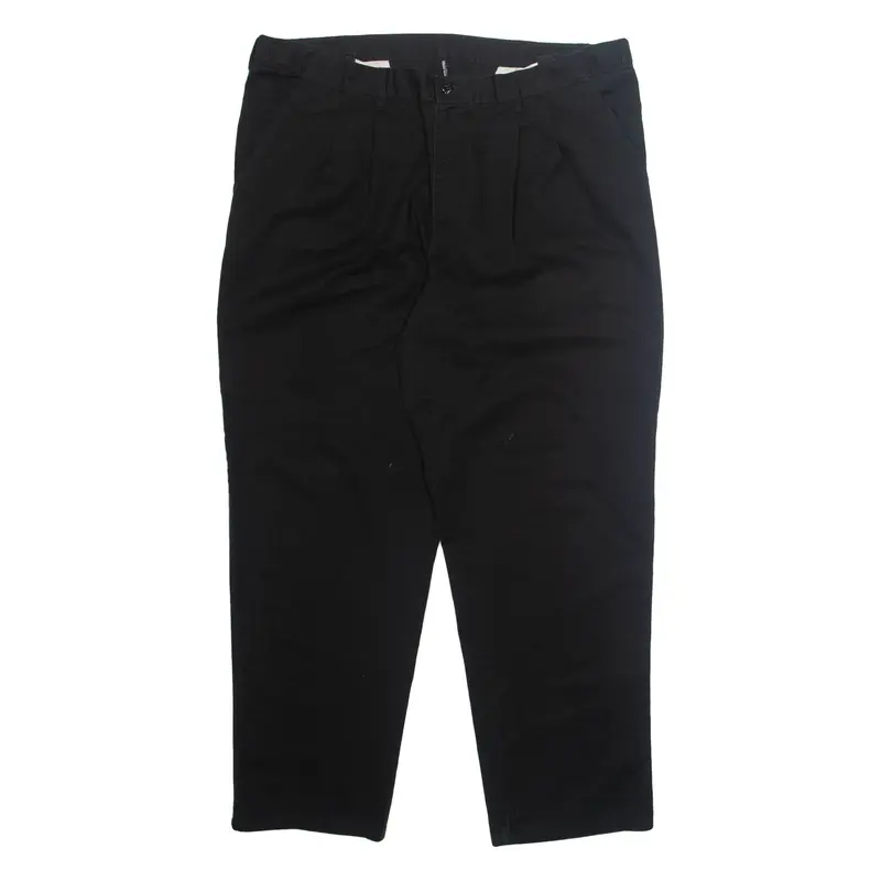 DICKIES Chino Mens Trousers Black Relaxed Tapered W40 L29