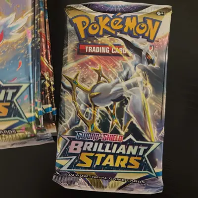 Pokemon brilliant stars booster pack rip and ship pokémon cards