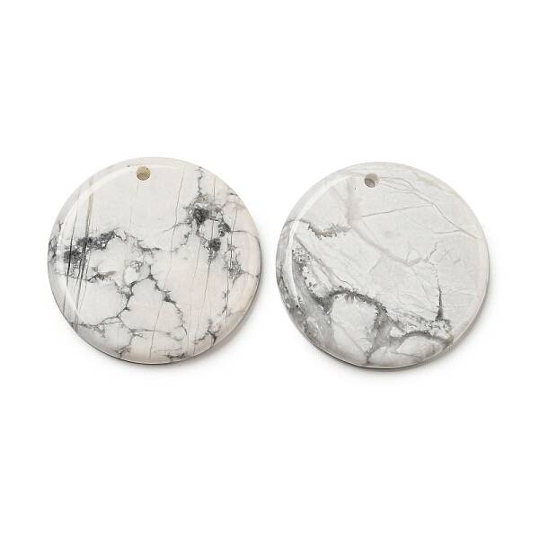 Natural Howlite Pendants