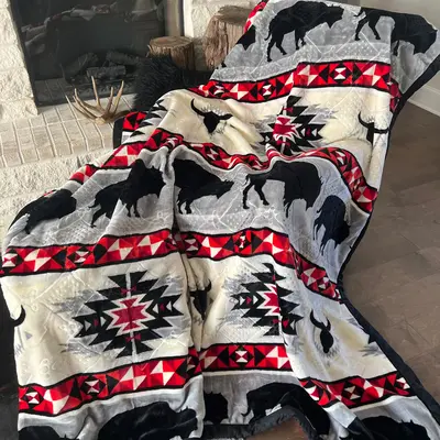 z6 lb 2 Ply Buffalo Blanket 88\