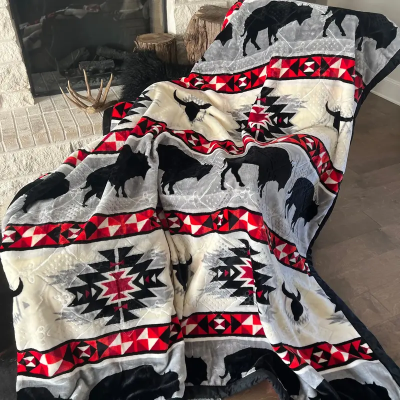 z6 lb 2 Ply Buffalo Blanket 88\