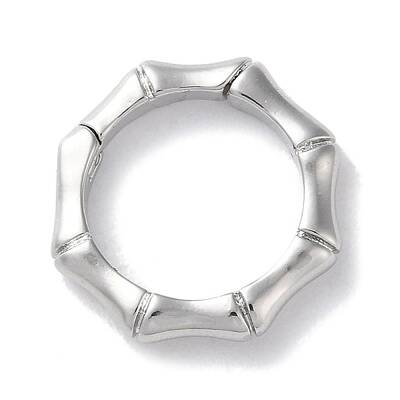 Rack Plating Brass Twister Clasps