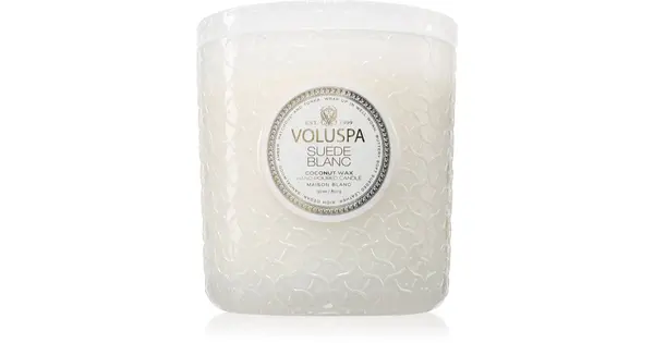 VOLUSPA Maison Blanc Seude Blanc scented candle 850 g