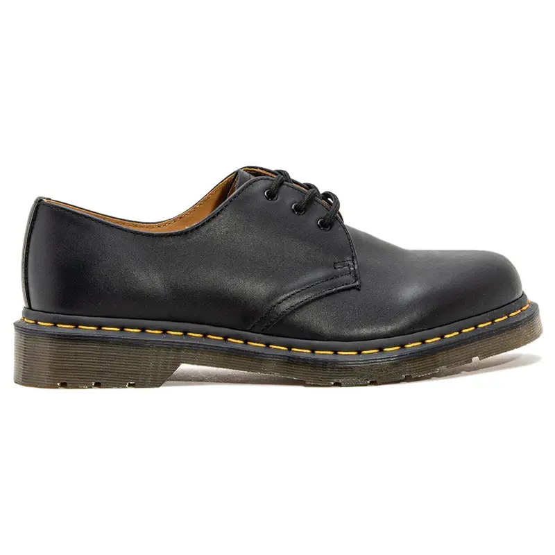 Dr. Martens 1461 Nappa Leather Unisex Lace Up Shoes - Black - Size:US 7 Women / 6 Men