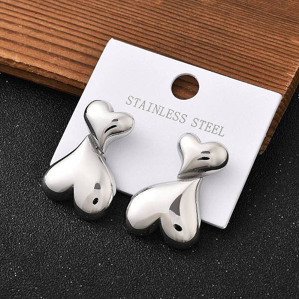 304 Stainless Steel Stud Earrings