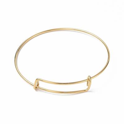 Ion Plating(IP) Adjustable 304 Stainless Steel Wire Bangle Making
