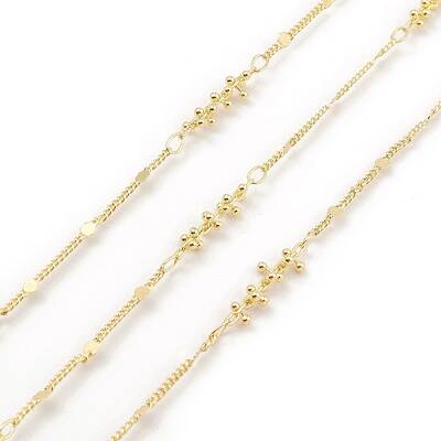 Brass Ball Beaded Link Chains