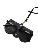 Modern Portable Glasses Case, Fashionable Pu Leather Glasses Storage Bag, Eyewear Accessories for Women & Men, Glasses Holder