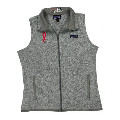 Patagonia Fleece Gilet - Large Grey Polyester | Size: large