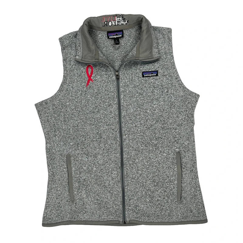 Patagonia Fleece Gilet - Large Grey Polyester | Size: large
