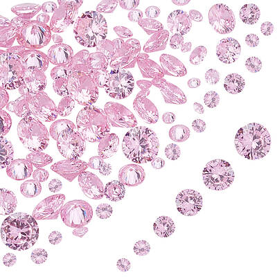 120pcs 6 Sizes Cubic Zirconia Stone Loose CZ Stones Faceted Cabochons for Earring Bracelet Pendants Jewelry DIY Craft Making