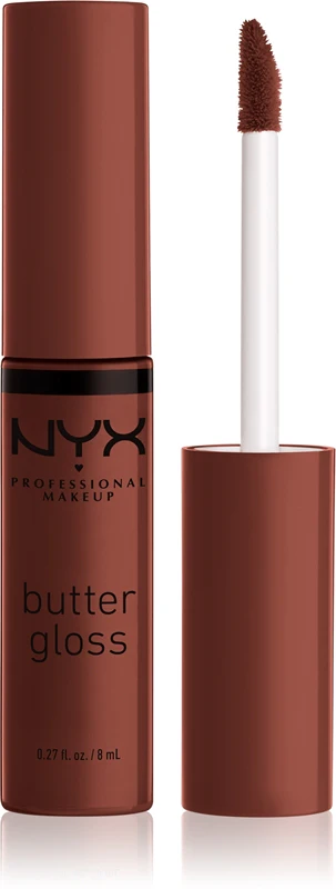 NYX Professional Makeup Butter Lip Gloss Color 51 Brownie Drip 8 ml