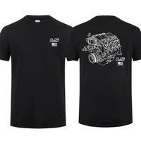 LS Engines Graphic T-Shirt Chevy Racing Shirt Menswear Top