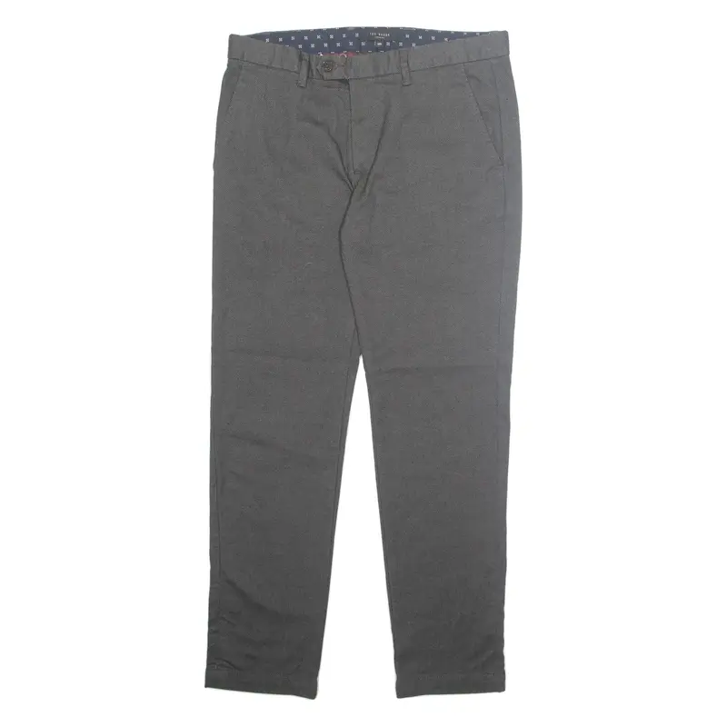 TED BAKER Womens Trousers Green Regular Straight W32 L29