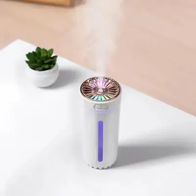 300ML Car Air Freshener, 1 Count Silent Car Aromatherapy Humidifier, Car Cup Colorful Night Light Air Humidifier for Bedroom ...