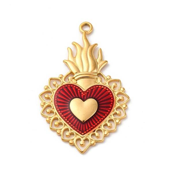 304 Stainless Steel Enamel Pendants