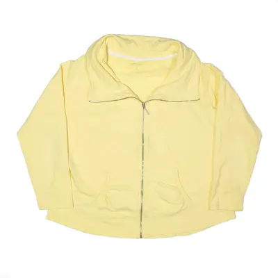 CALVIN KLEIN Jacket Yellow Track Womens 2XL