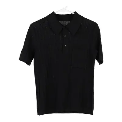 Unbranded Polo Shirt - Small Black Cotton