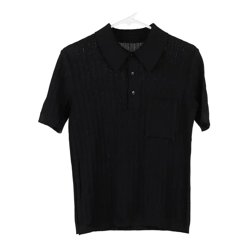 Unbranded Polo Shirt - Small Black Cotton
