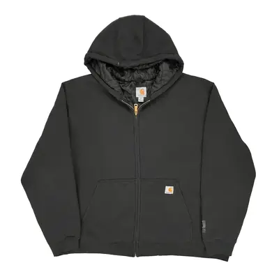 Carhartt Hoodie - 2XL Black Cotton Blend
