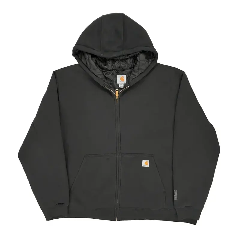 Carhartt Hoodie - 2XL Black Cotton Blend