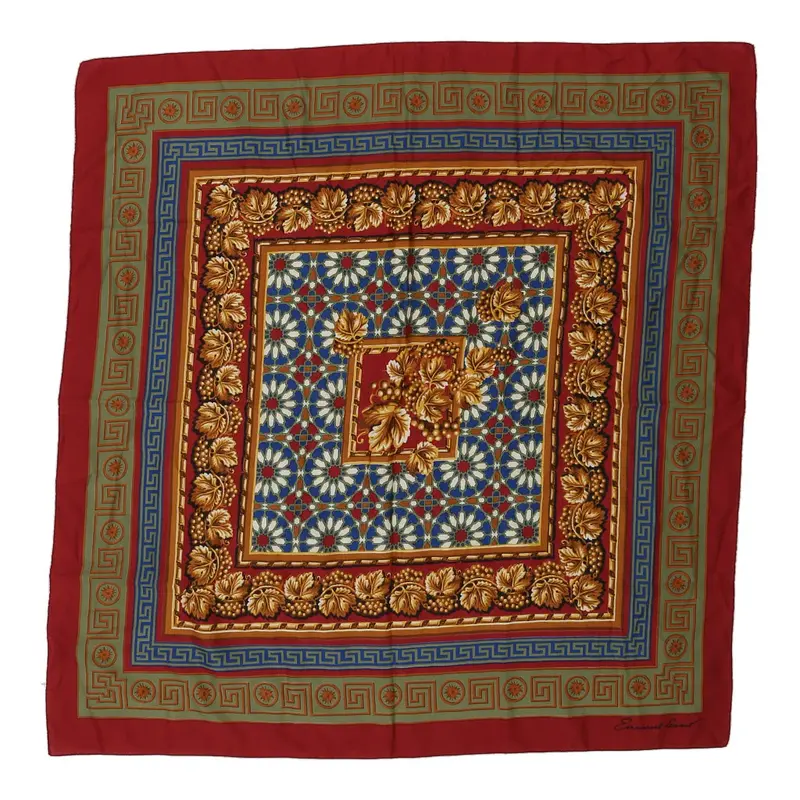 Emmanuel Laureur Scarf - No Size Red Polyester