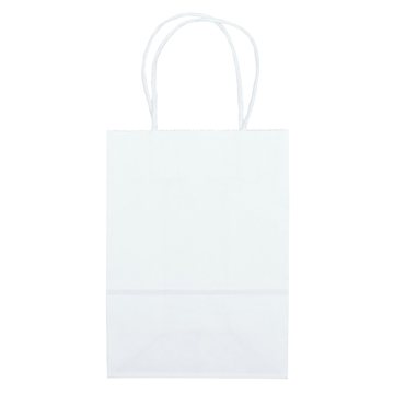 150 Promotional White Kraft Pup - Twisted Handles