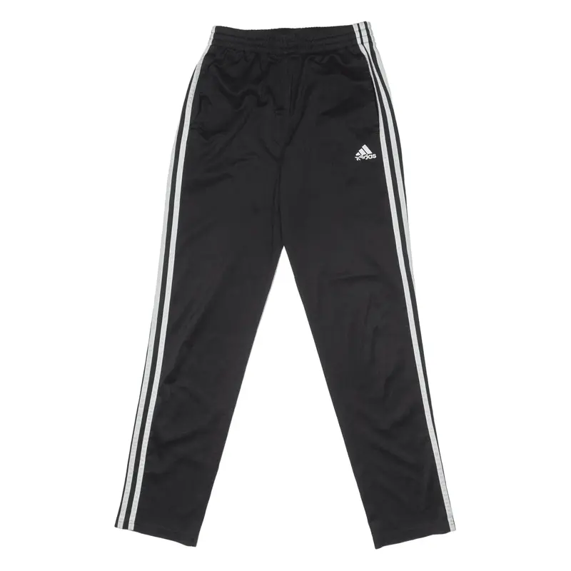 ADIDAS Track Pants Black Straight Boys L W22 L28