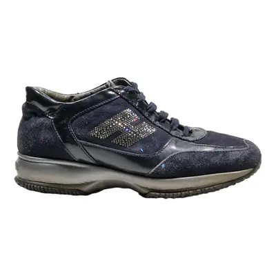 HOGAN Sneaker Trainers Blue Suede Womens UK 5