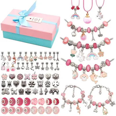 76pcs/set DIY Jewelry Making Kit, Creative Handmade Decorations, For Girls & Women