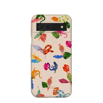 Seashell Into the Tropics Google Pixel 8a Case