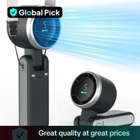 Portable Handheld Turbo Fan, Multifunctional Fan 3600mah Battery 2a Usb Rechargeable Mini Pocket Fan, 5 Speed Personal Fan fo...