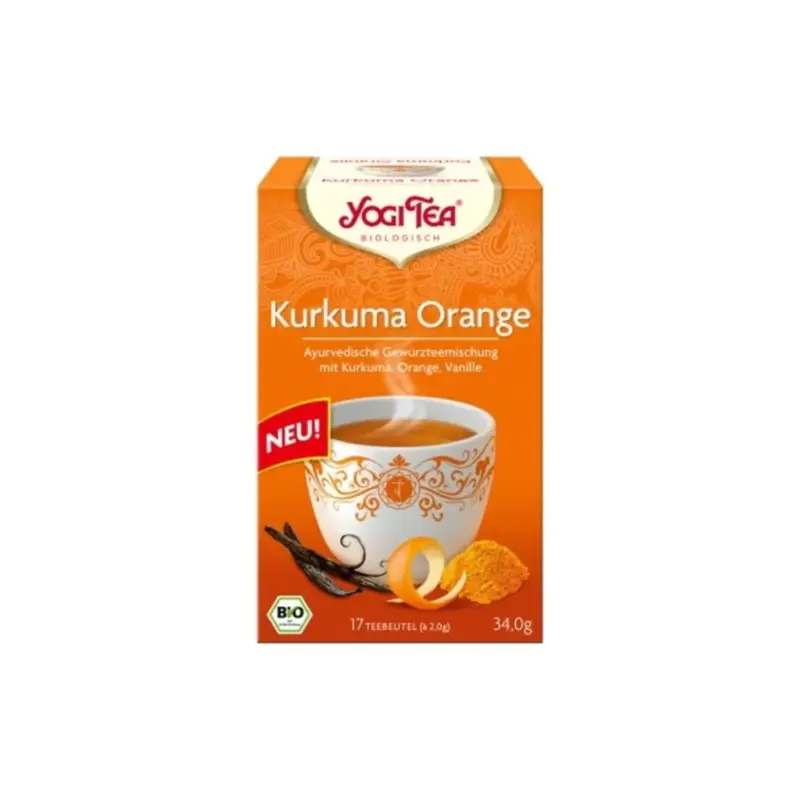 Yogi Tea Organic Turmeric and Orange, 34 G