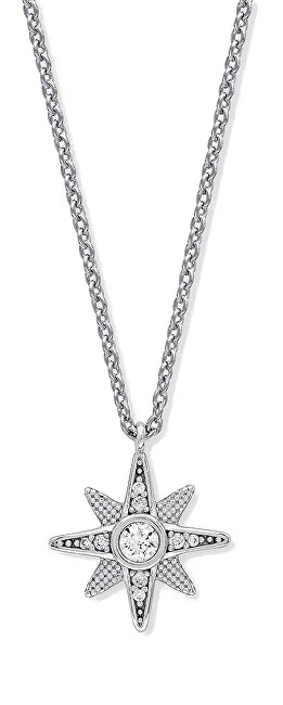 Engelsrufer ERN-NSTAR-ZI Sparkling Silver Necklace with Cubic Zirconia (Chain, Pendant)
