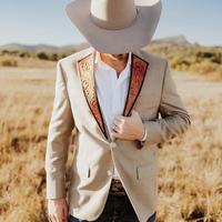 2025 New men's fashion trend Slim-fitting casual suit for party and banquet Menswear Long Sleeve Fathersdaygift Coat