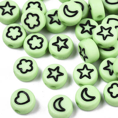 Opaque Acrylic Beads
