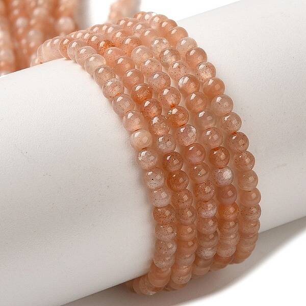 Natural Sunstone Beads Strands