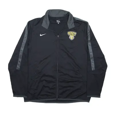 NIKE DEPAUW Football Track Jacket Black Mens XL