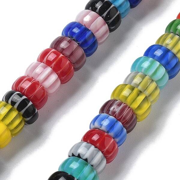 Handmade Millefiori Lampwork Beads Strands