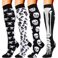 4 Pairs Compression Socks for Men and Women Compression Stockings for Circulation and Support