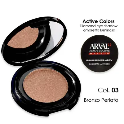 ARVAL Diamond eyeshadow n. 03 - pearly bronze luminous eyeshadow