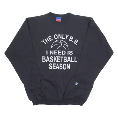 CHAMPION Basketball Mens Sweatshirt Black XL