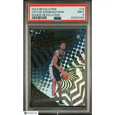 Victor Wembanyama PSA 2023 Panini Revolution Rookie Revolution #14 9