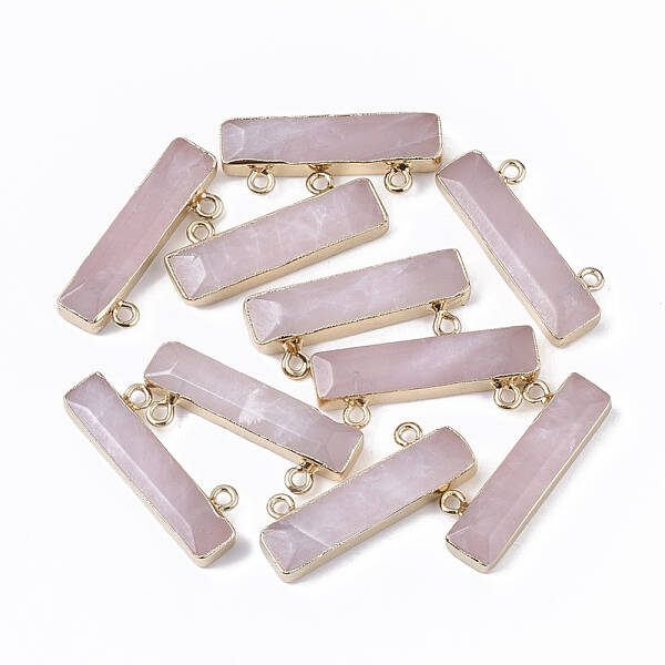 Natural Rose Quartz Charms