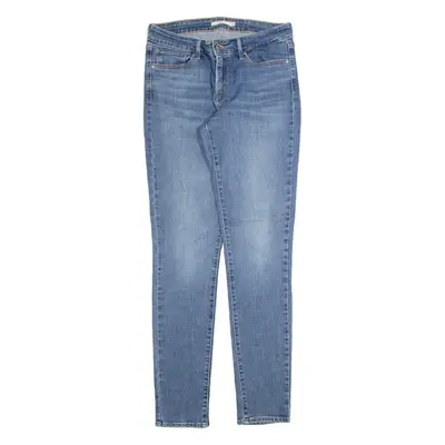 LEVI'S 711 Womens Jeans Blue Slim Skinny Stone Wash W29 L32