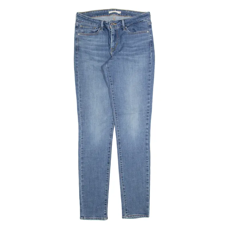 LEVI'S 711 Womens Jeans Blue Slim Skinny Stone Wash W29 L32
