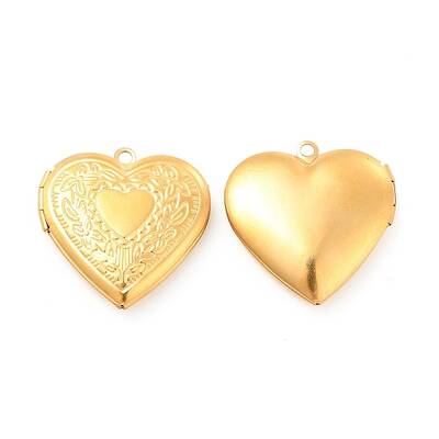 Ion Plating(IP) 304 Stainless Steel Locket Pendants